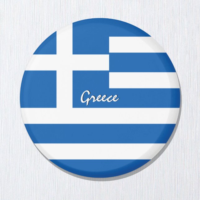 Imã Bandeira grega Magnet, viagem, Grécia de Férias (Criador carregado)