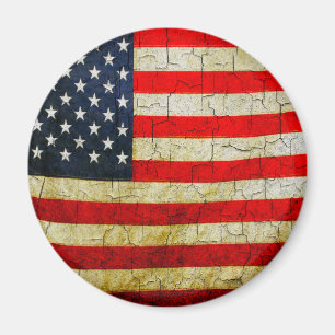 Imã Bandeira Grunge America