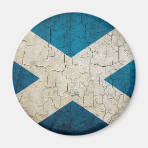 Imã Bandeira Grunge Scotland