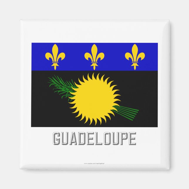 Imã Bandeira Guadalupe com nome (Frente)