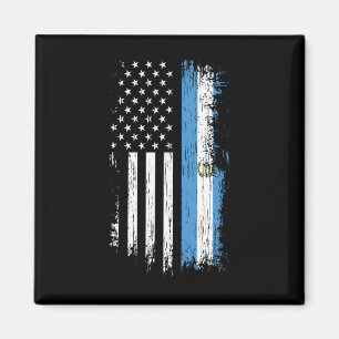 Imã Bandeira Guatemalteca Americana - Orgulho Guatemal