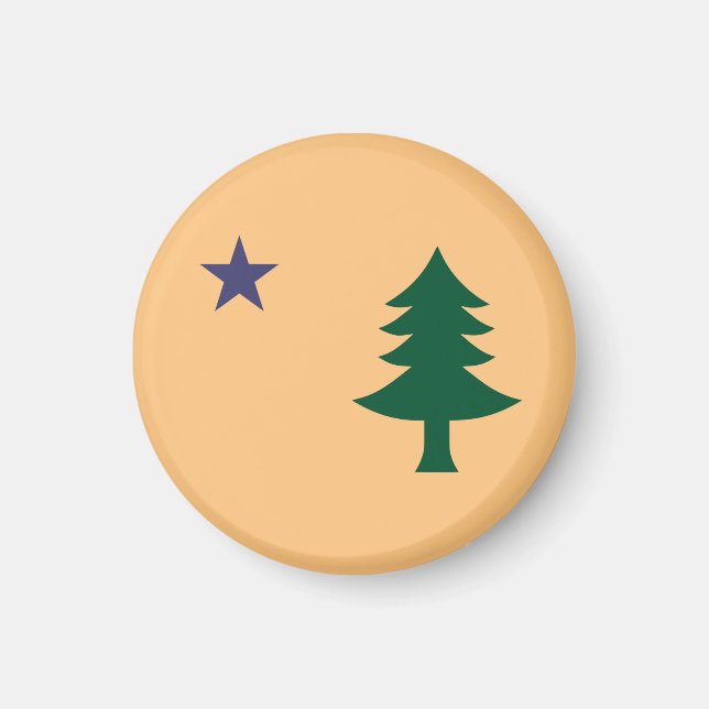 Imã Bandeira histórica do Maine (1901-1909) (Frente)