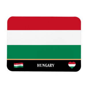 Ímã Bandeira húngara e viagem da Hungria / Hungria