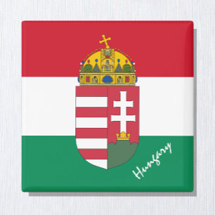 Imã Bandeira húngara, férias de Emblem e Hungria/esp