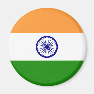 Imã Bandeira Indiana - Imagem de Alta Qualidade