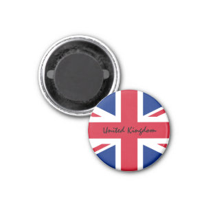 Imã Bandeira inglesa e Reino Unido - fãs de viagem/esp