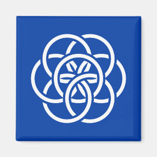 Imã Bandeira Internacional do Planeta Terra