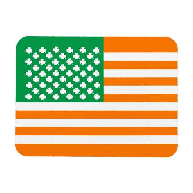 Ímã Bandeira irlandesa america (Horizontal)