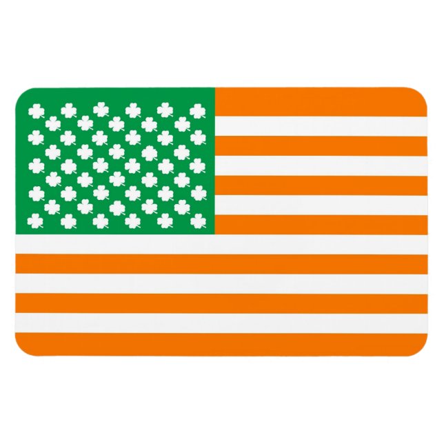 Ímã Bandeira irlandesa america (Horizontal)