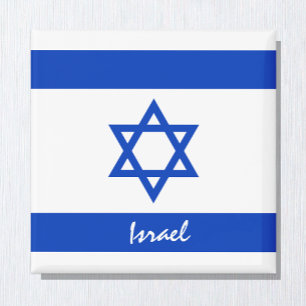 Imã Bandeira israelense e fãs de férias/esportes isr