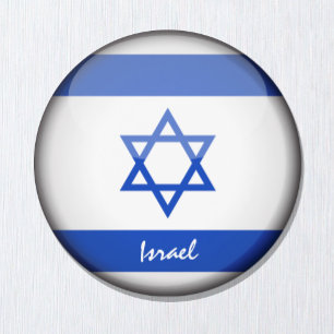 Imã Bandeira israelense e Israel - fãs de viagem/espor