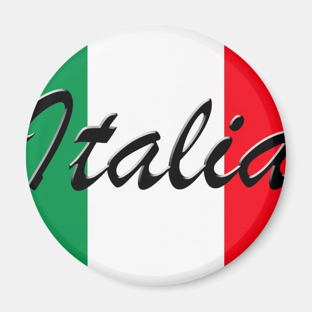 Imã Bandeira Italia - Alta Qualidade (Frente)