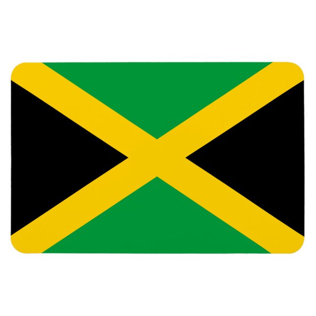 Ímã Bandeira jamaicana (Horizontal)