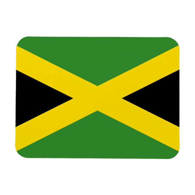 Ímã Bandeira jamaicana (Horizontal)