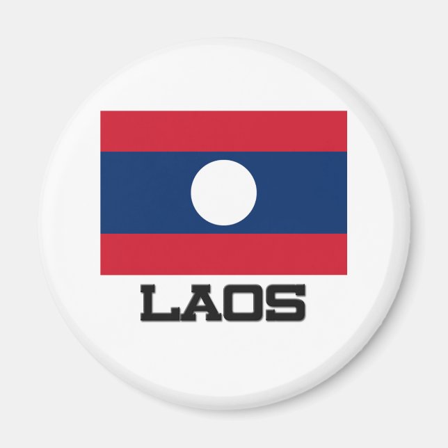 Imã Bandeira Laos (Frente)