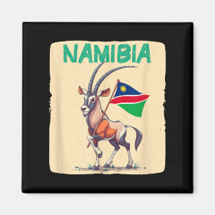 Imã Bandeira legal da Namíbia com Gráfico de Animal Ge