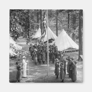 Imã Bandeira-Levantamento da escuteira: 1919