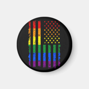 Imã Bandeira LGBT Mês do Orgulho Gay Transgênero