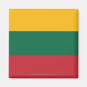 Imã Bandeira lisa de Lithuania