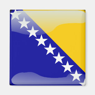 Imã Bandeira lustrosa bosniana