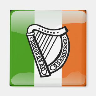 Imã Bandeira lustrosa irlandesa