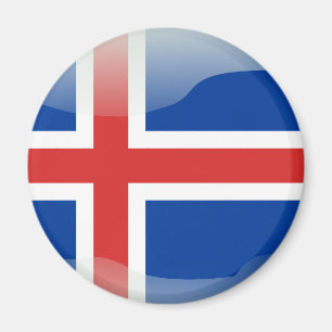 Imã Bandeira lustrosa islandêsa