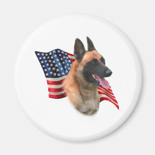 Imã Bandeira Malinois belga