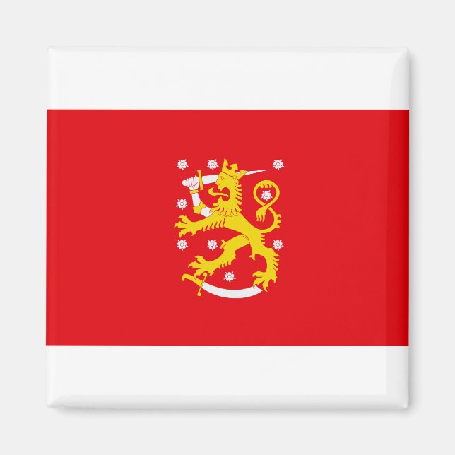 Imã Bandeira Medieval da Finlândia (Frente)