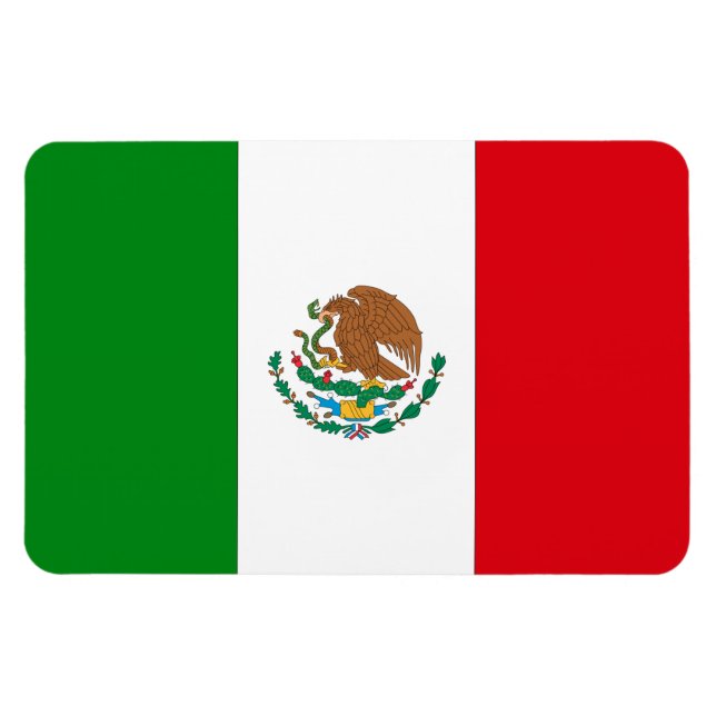 Ímã Bandeira mexicana (Horizontal)