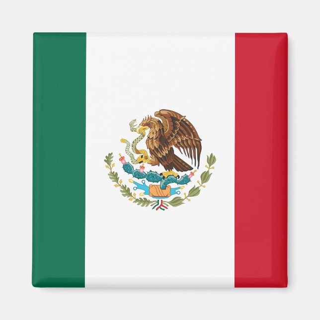 Imã Bandeira mexicana - Bandeira do México (Frente)