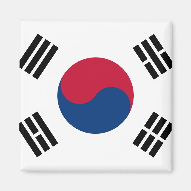 Imã Bandeira Nacional da Coreia do Sul (Frente)