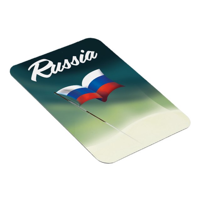 Ímã Bandeira Nacional da Rússia (Lado Direito)