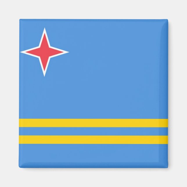 Imã Bandeira Nacional de Aruba (Frente)