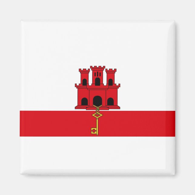 Imã Bandeira Nacional de Gibraltar (Frente)
