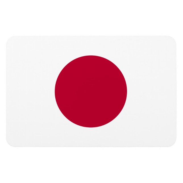 Ímã Bandeira Nacional do Japão Nisshoki (Horizontal)