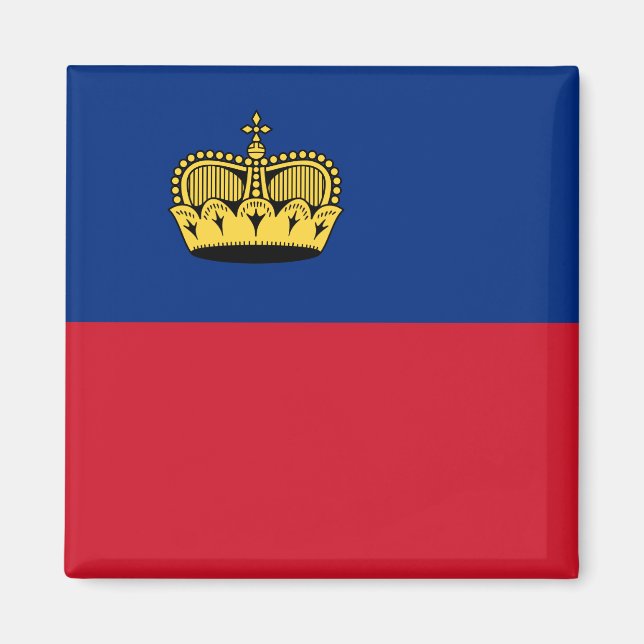 Imã Bandeira Nacional do Liechtenstein (Frente)