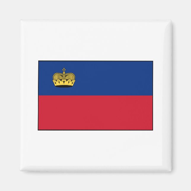 Imã Bandeira Nacional do Liechtenstein (Frente)
