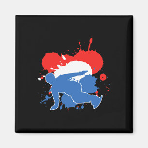 Imã Bandeira Neerlandesa Snowboarder - Snowboard Holan