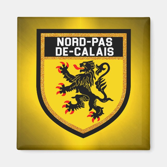 Imã Bandeira Nord-Pas-de-Calais (Frente)