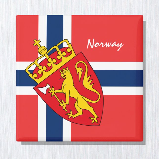 Imã Bandeira norueguesa e feriados na Noruega, viagem/ (Criador carregado)