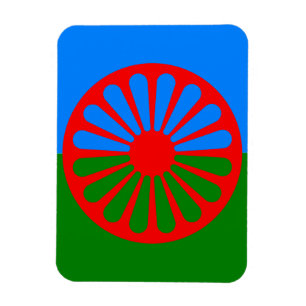 Ímã Bandeira oficial do cigano do Romani