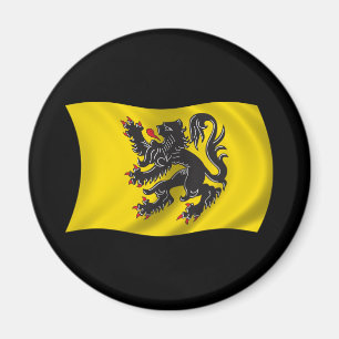 Imã Bandeira ondulada de Flanders