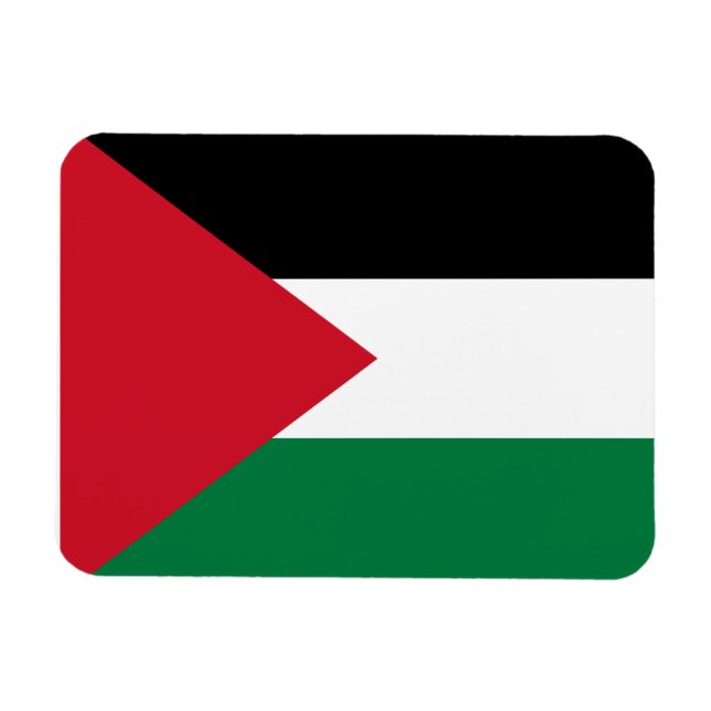 Ímã Bandeira Palestina (Horizontal)