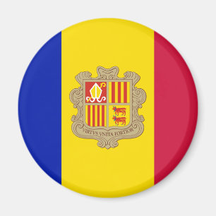 Imã Bandeira Patriótica Andorra