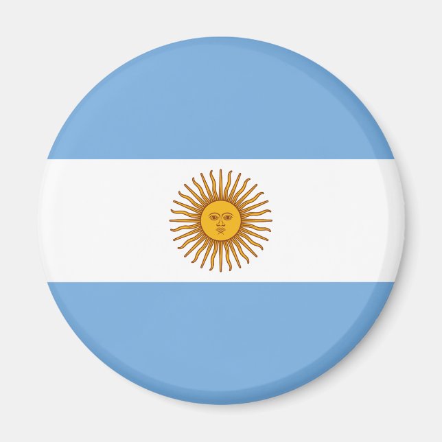 Imã Bandeira Patriótica Argentina (Frente)