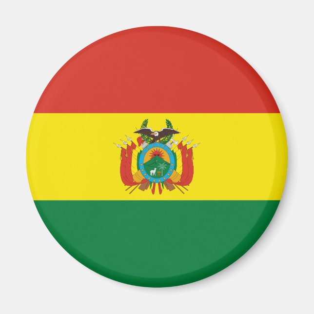 Imã Bandeira Patriótica da Bolívia (Frente)
