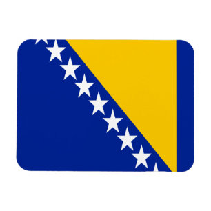 Ímã Bandeira Patriótica da Bósnia-Herzegovina