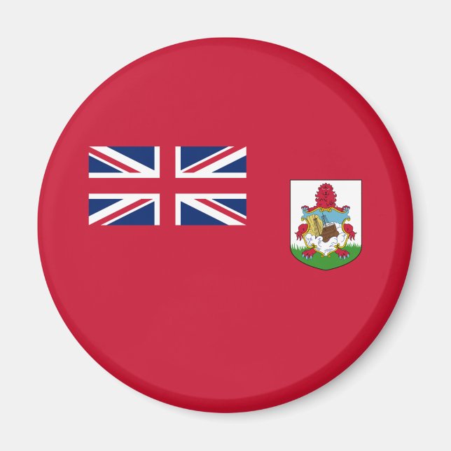 Imã Bandeira Patriótica das Bermudas (Frente)