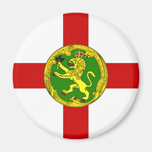 Imã Bandeira Patriótica de Alderney