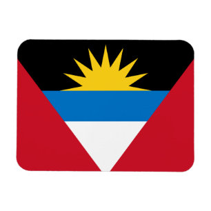 Ímã Bandeira Patriótica de Antígua e Barbuda